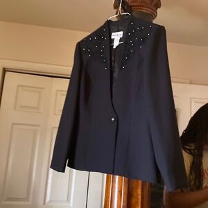 Black fancy jacket all occasions wear nice